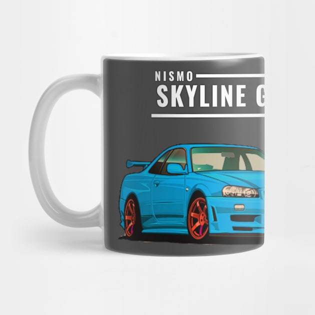 skyline r34 GTR ( nismo ) by MOTOSHIFT